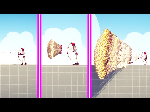 EVOLUTION OF SKELETON ARCHER GOD - Totally Accurate Battle Simulator TABS