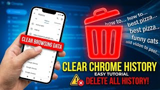 How To Clear Google Chrome Search History (2026) ✅ Delete Browsing History, Cookies & Cache 📱