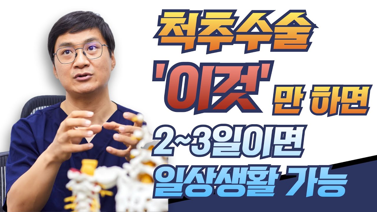 양방향 척추내시경 수술 영상