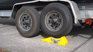 Easy Way to Change Double or Triple Axle Trailer Tires
