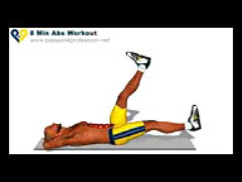 8 Min Abs Workout how to have six pack