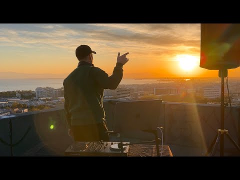 Rooftop Live Dj Set in Thessaloniki, Greece | House Sunset Mix with KAYGEE.
