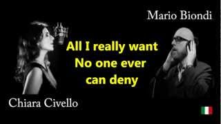 Chiara Civello & Mario Biondi - All I Really Want (letra)