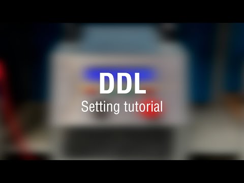DDL Discharger | Setting tutorial