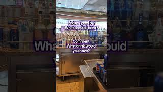 Carnival Freedom Endless pool bar. What would you drink? #cruise