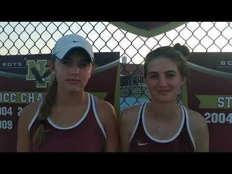 New Albany's Valentina DiLorenzo and Makena Romagnano