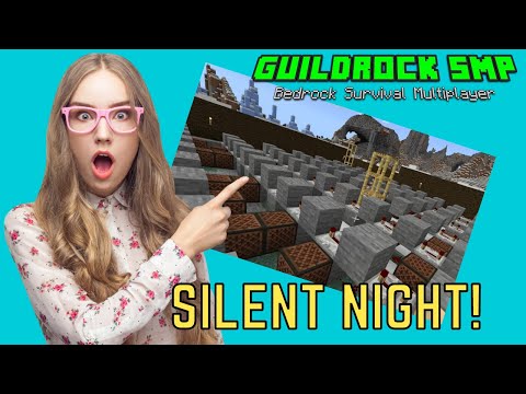 Silent Night in Minecraft - Full Tutorial, Timing & Note Block Tuning - GuildRock SMP s06e18