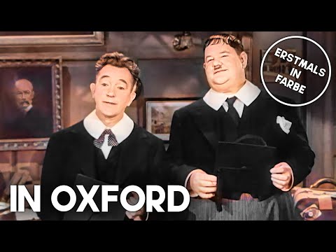 In Oxford | Laurel & Hardy IN FARBE | Filmklassiker