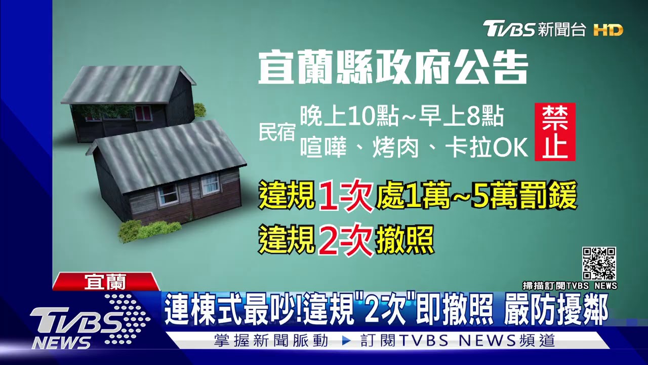 別再唱了!民宿半夜太吵 即日起恐「撤照」