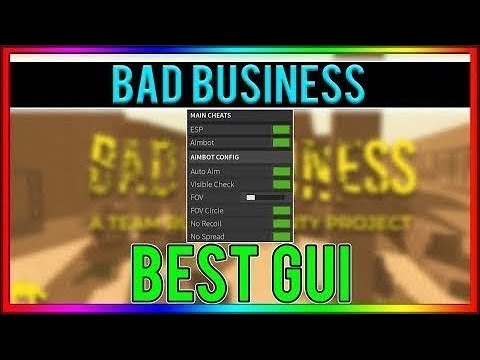 SHOWCASING BAD BUSINESS AIMBOT SCRIPT! (PATCHED)