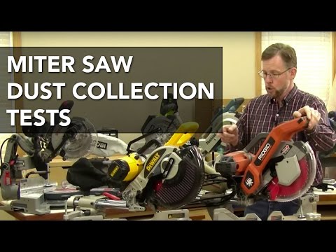 What Miter Saw has the Best Dust Collection? | Miter Saw Test Review