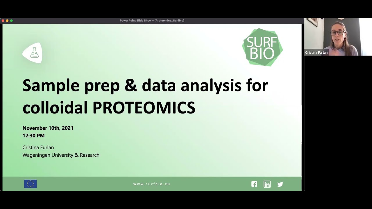 Proteomics - Experimental design, sample preparation and data analysis
