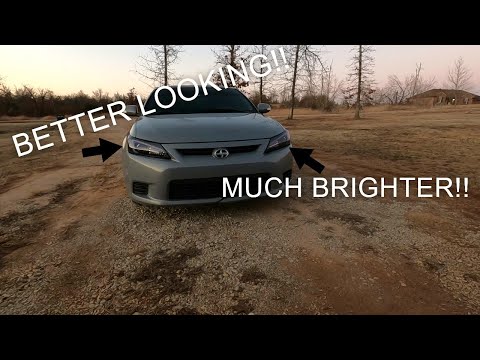INSTALLING SPEC-D TUNING HEADLIGHTS IN A 2012 SCION TC!!