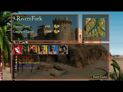 Stronghold crusader extreme HD Mission # 9 ( Rivers Fork) Stronghold crusader definitive edition