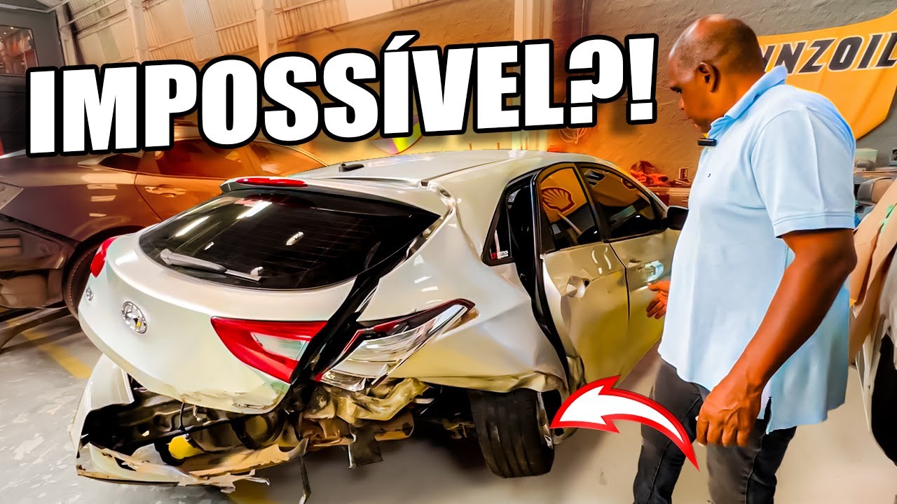 Enfrentamos nosso MAIOR DESAFIO! 😱 Hyundai I30 completamente DESTRUÍDO, será que DEU BOM?