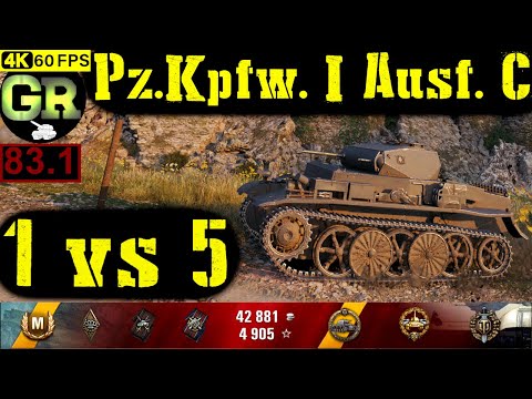 83_World of Tanks Pz.Kpfw. I Ausf. C WoT Replay - 7 Kills 1.3K DMG(Patch 1.4.0)