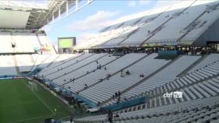 Confira como foi o treino de reconhecimento de gramado da Seleção