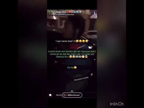 Lil s #15 caught lacking after dissing lampz #woodgreen rip