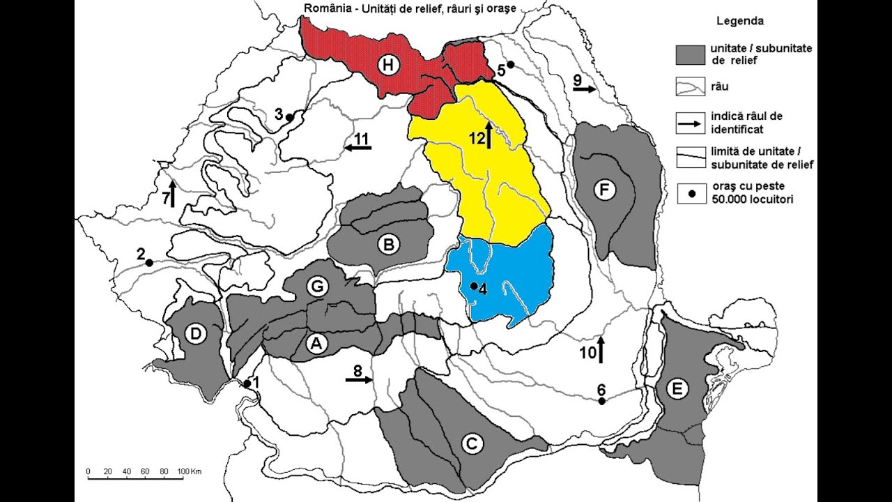 Carpa?ii Orientali - lec?ie de geografie - Geografia României