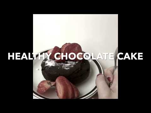 Healthy chocolate cake! Super easy| 5 minutes