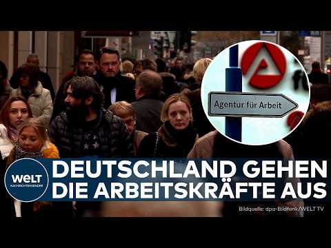 Video Thumbnail: DEUTSCHLAND: 4,3 Millionen Arbeitskräfte könnten fehlen – Steuert das Land auf den Kollaps zu?