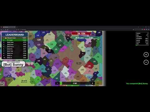 Game 1 vs Mr. Unknown, territorial.io