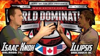 KOTD - Rap Battle - Isaac Knox vs Illipsis | #GZSC