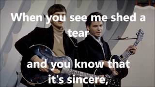 Cathy&#39;s Clown  THE EVERLY BROTHERS (with lyrics)