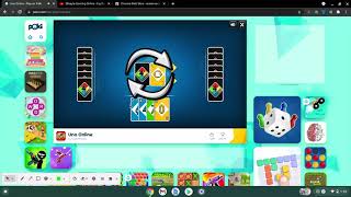 Playing Uno on POki.com - Mikayla Gaming Online