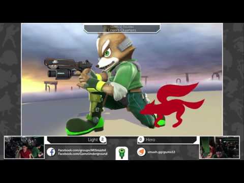 GUMS 12 Singles (Loser's Quarters) - VeL Light (Fox) vs Hero (Cloud/Meta Knight)