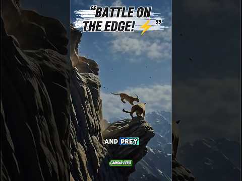 ⚡“The Great Cliff Battle—Nature’s Wildest Showdown!” #NatureShowdown #WildlifeBattle #PredatorVsPrey