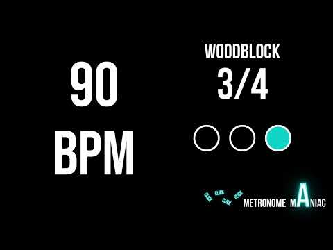 3/4 Metronome 90 BPM