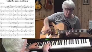 I&#39;ve Got The World On A String - Jazz guitar &amp; piano cover - Yvan Jacques