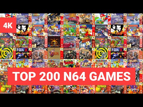 Top 200 - The Best N64 Games | Chronological Order 1996 - 2002 | Nintendo N64 | Retro Games | #n64