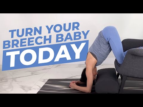 How to turn breech baby INSTANTLY | 8 Exercises To Turn Breech Baby Naturally (Breech Tilt + More)