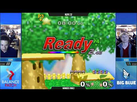 NGPU 32 SSBM - Klaps (C. Falcon) vs. GVS | Silver Alloy (Falco) - Melee WF