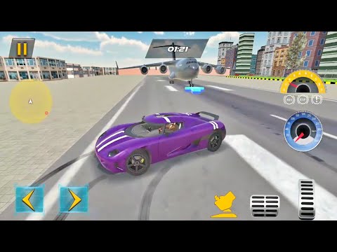 Airplane Pilot Car Transport Simulator: All Levels Completed Cargo Airplane - Android GamePlay