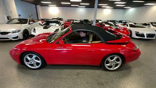 1999 Porsche 911 Carrera Cabriolet 6-Speed Top Operation