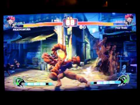 Four Wude ( AKUMA ) VS JR RODRIGUEZ ( AKUMA ) STREET FIGHTER IV ENDLESS BATTLE ON XBL VIDEO 3 OF 6