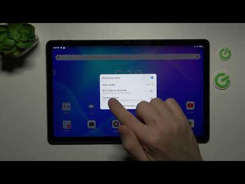 Lenovo Tab P11 Plus - How To Switch On & Off Screen Touch Mark In Screen Recording