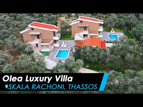 Olea Luxury Villa, private accommodation in city Skala Rachoni, Greece - Video