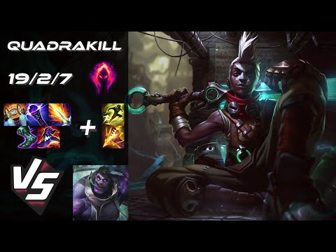 JUNGLE Ekko vs Dr. Mundo [QUADRAKILL] - EU Challenger Patch 25.S2.2