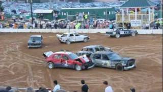preview picture of video 'Montgomery Country Fair demolition derby 2011'