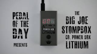 Video thumbnail for Big Joe Stomp Box Co. PB-107 Power Box Lithium by Pedal of the Day