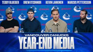 Teddy Blueger, Drew O'Connor, Kevin Lankinen & Marcus Pettersson Year-End Media 2025.26