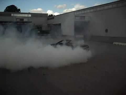 Mercedes sl 55 amg Burnout