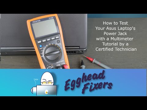 How to Test Your Asus Laptop's Power Jack with a Multimeter - Tutorial by a Certified Technician