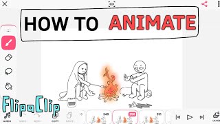 HOW TO ANIMATE ON flipaclip (FlipaClip beginning Tutorial)