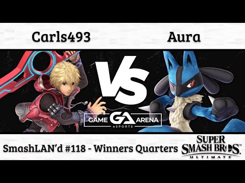 SmashLAN'd 118: Carls493 (Shulk) vs. Aura (Lucario) - Winners Quarters