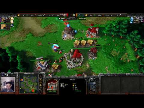 Anima (HU) vs Bizzare (UD) - Paladin vs Lich First - No Worker is Safe! - WarCraft 3 - WC3432